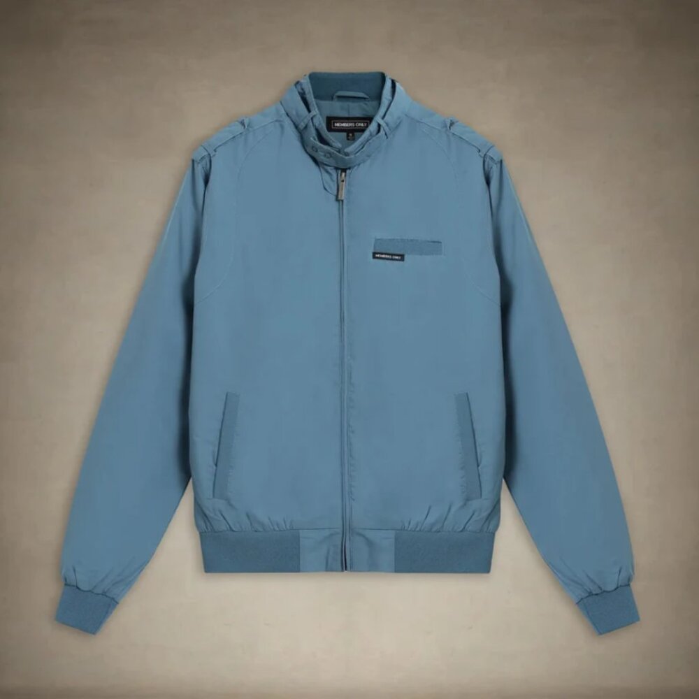 Men's Classic Iconic Racer Jacket - S - Indigo Blue
